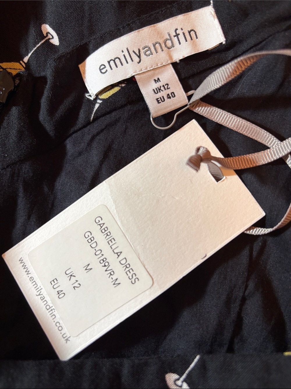 Emily and Fin v neck short sleeve fit and flare martini drink midi dress - Picture 8 of 9